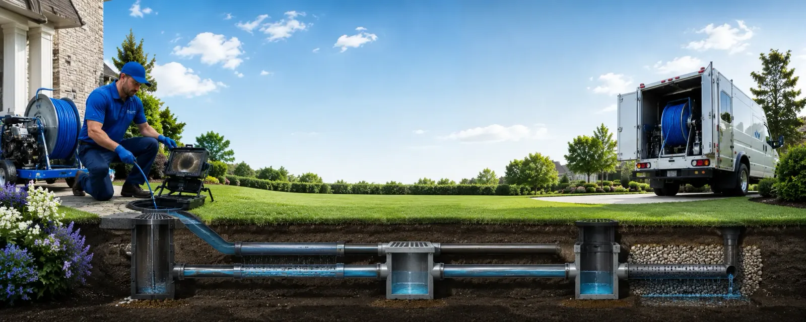 Outdoor drain cleaning information for Stroudsburg, PA